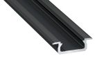 Lumines profile type Z anodized black, 1 m